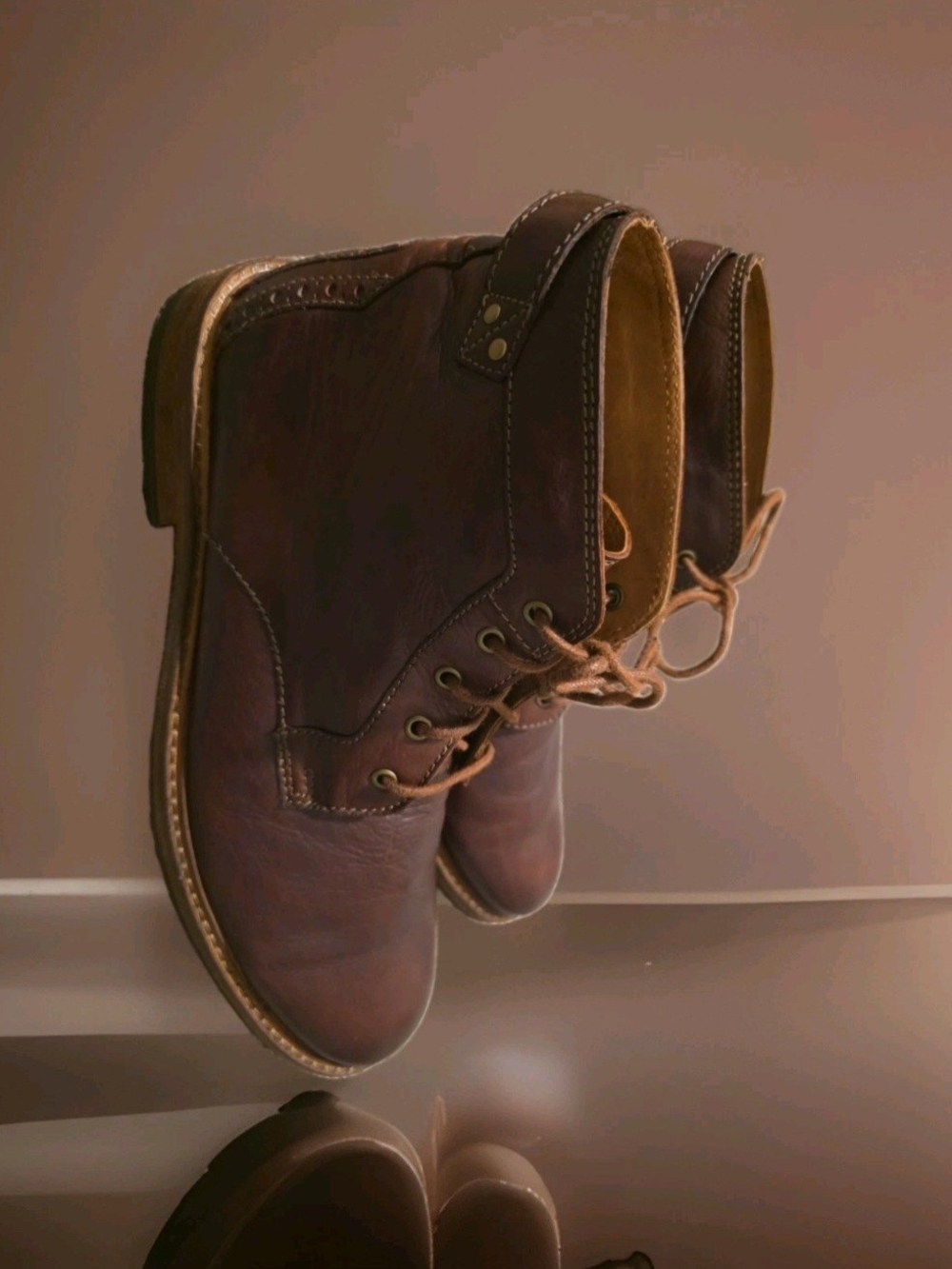 Clarks Men's Dark Brown Leather Chukka Boots